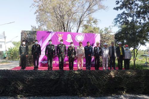 กิจกรรมร่วมจัดระเบียบสายสายสื่อสาร ภายในค่ายสมเด็จพระพุทธยอดฟ้าจุฬาโลกมหาราช